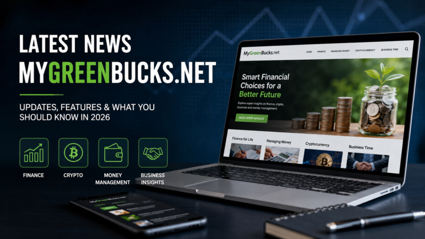 Latest News MyGreenBucks.net