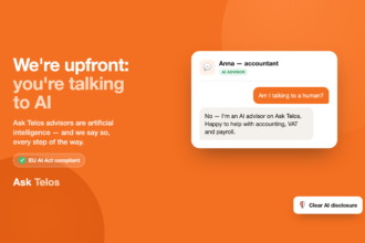 An advisor that says it straight: "I'm AI." Ask Telos bets on transparency.