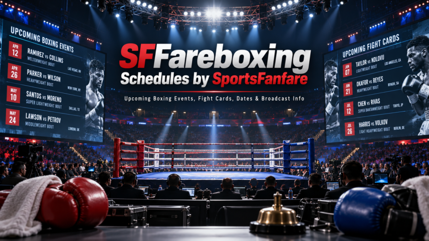 SFFareboxing Schedules by SportsFanfare